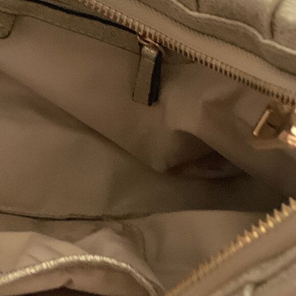 INC International Concepts Bag Purse KJ Gold Hobo Crescent Medium Handbag Bag - Picture 10 of 13